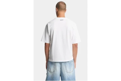 Dsquared2 Iconique Loose Fit T-Shirt Ανδρικό (S78GD0121 D20033 100)
