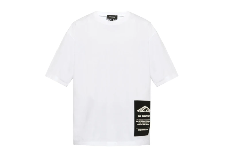 Dsquared2 Ανδρικό Κοντομάνικο T-Shirt Λευκό