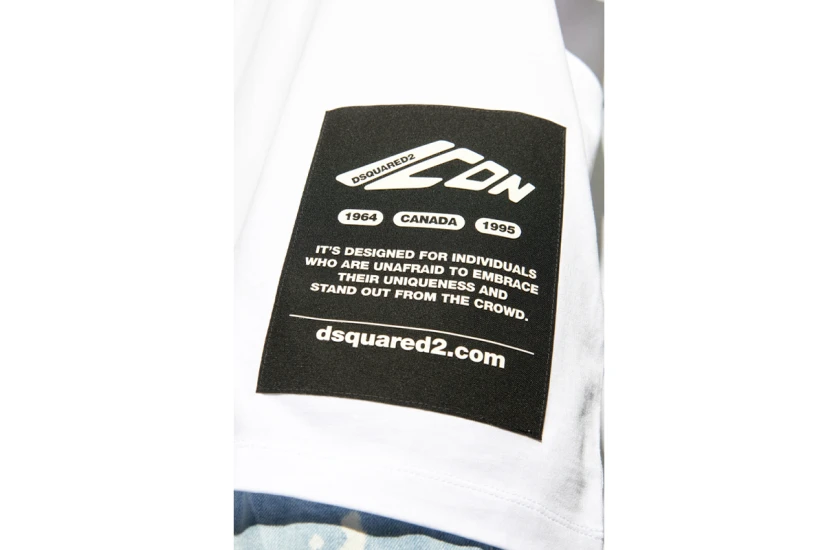 Dsquared2 Ανδρικό Κοντομάνικο T-Shirt Λευκό