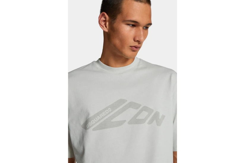 Dsquared2 Icon New Generation Loose Fit Maxi Logo Ανδρικό T-Shirt