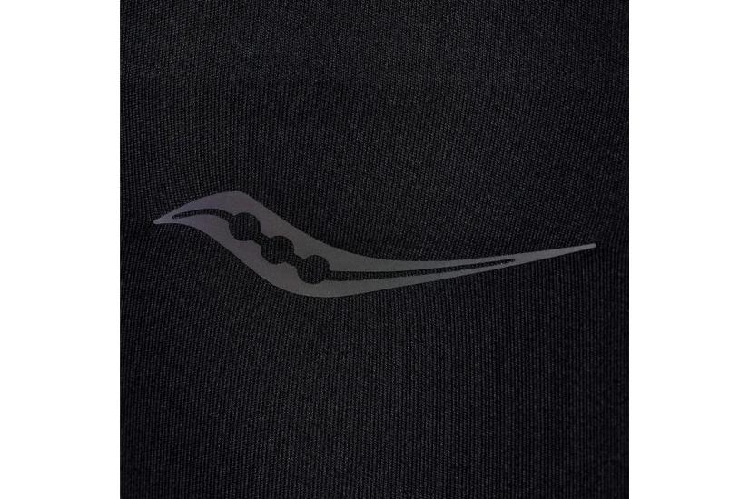 Saucony Fortify Tight Ανδρικό Μακρύ Κολάν Μαύρο