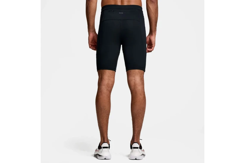 Saucony Fortify Lined Ανδρικό Κολάν Σορτς Μαύρο