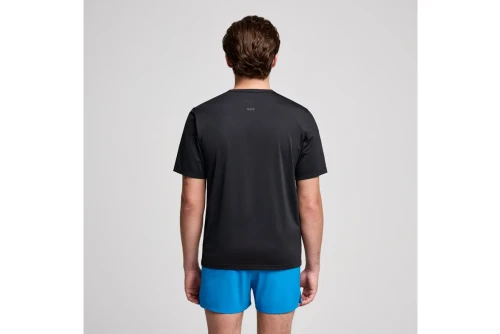 Saucony Stopwatch T-Shirt Ανδρικό (SAM800377-BK)