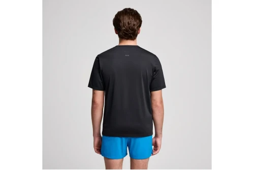Saucony Stopwatch T-Shirt Ανδρικό (SAM800377-BK)