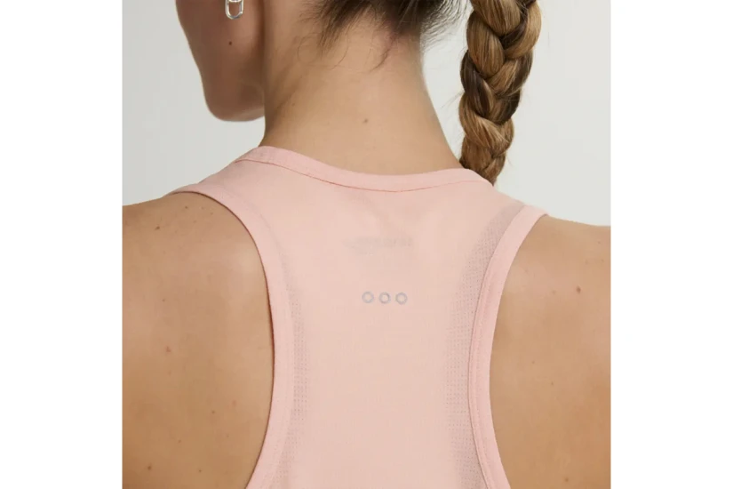 Saucony Stopwatch Singlet Γυναικεία Αμάνικη Μπλούζα Ροζ