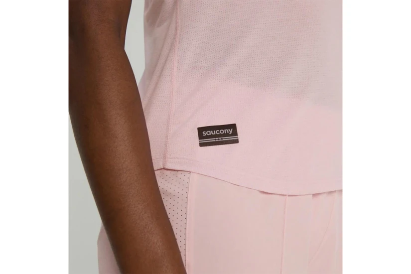 Saucony Stopwatch Singlet Μπλούζα Αμάνικη Γυναικεία (SAW800482-SLKH)