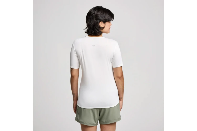Saucony Stopwatch  T-Shirt Γυναικείο (SAW800484-WH)