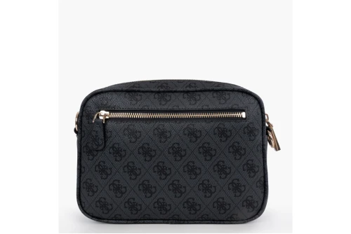 Guess Meridian Ii Τσαντάκι Χιαστί - Ώμου (SG697414 COAL LOGO)