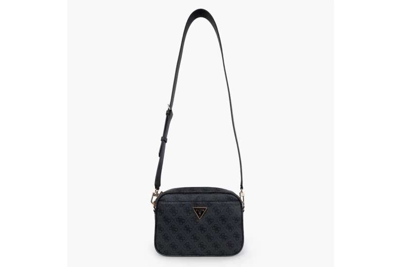 Guess Meridian Ii Τσαντάκι Χιαστί - Ώμου (SG697414 COAL LOGO)