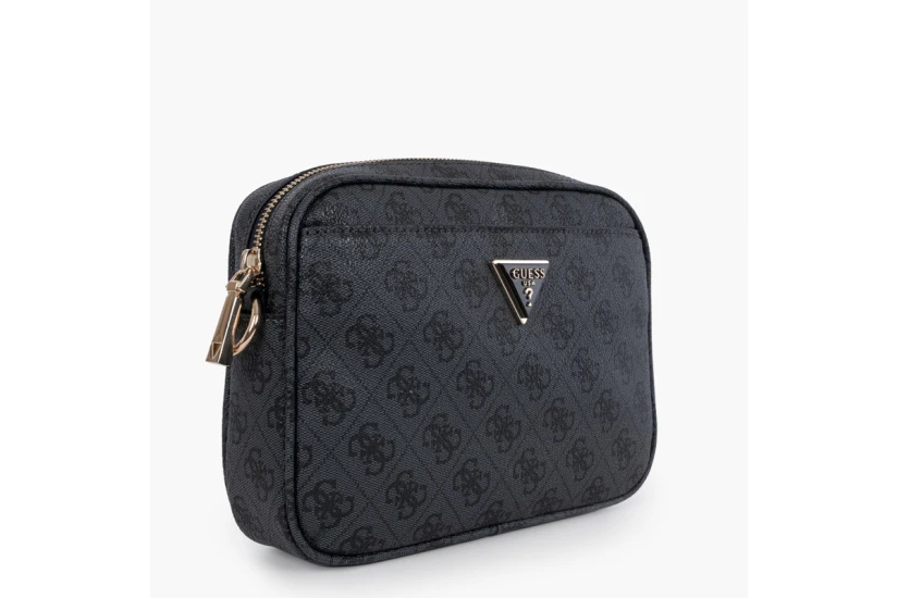 Guess Meridian Ii Τσαντάκι Χιαστί - Ώμου (SG697414 COAL LOGO)