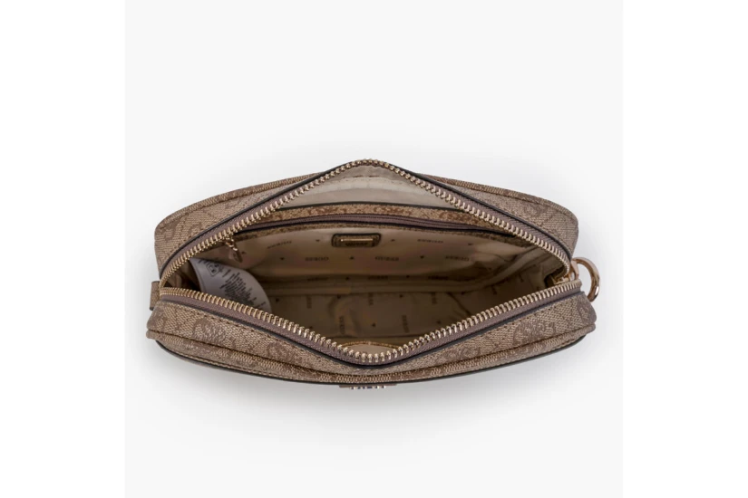 Guess Meridian Ii Τσαντάκι Χιαστί - Ώμου (SG697414 LATTE LOGO)
