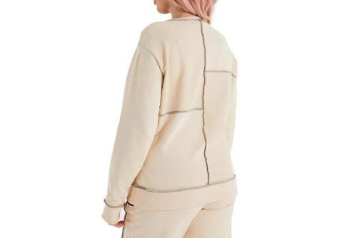 Ellesse Heritage Felicita Sweatshirt Μπλούζα Με Λαιμόκοψη Γυναικεία (SGP15934 BEIGE)