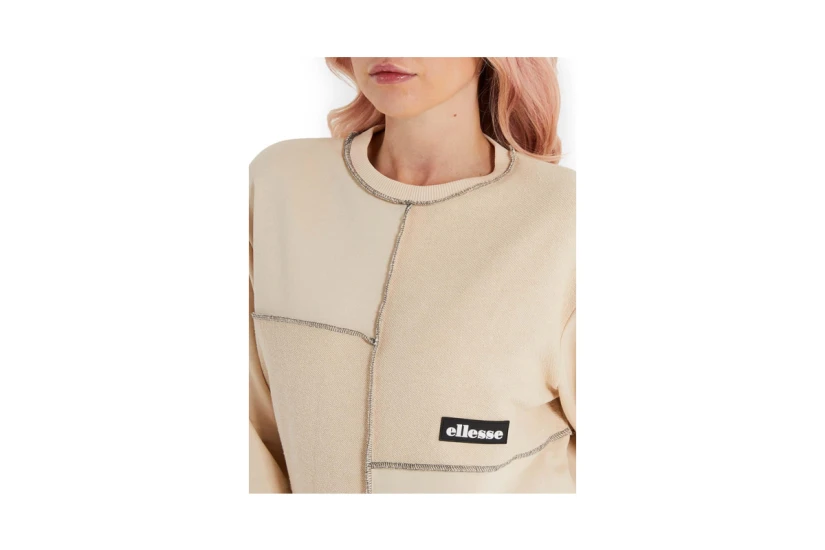 Ellesse Heritage Felicita Sweatshirt Μπλούζα Με Λαιμόκοψη Γυναικεία (SGP15934 BEIGE)