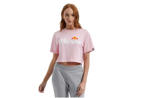 Ellesse Heritage Alberta Crop T-Shirt (SGS04484 LIGHT PINK)