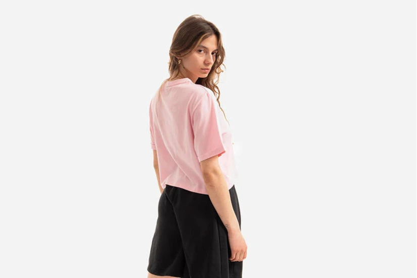Ellesse Heritage Alberta Crop T-Shirt (SGS04484 LIGHT PINK)
