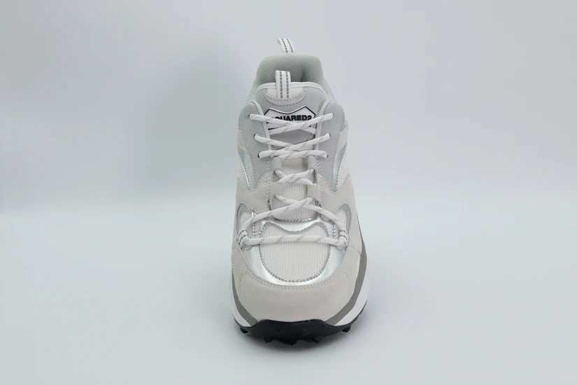 Dsquared2 Bubble Ανδρικά Sneakers Λευκά, Γκρι, Ασημί