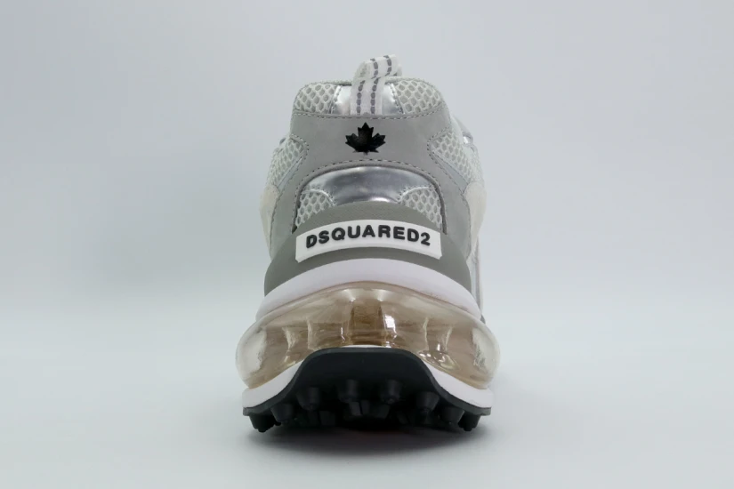 Dsquared2 Bubble Ανδρικά Sneakers Λευκά, Γκρι, Ασημί