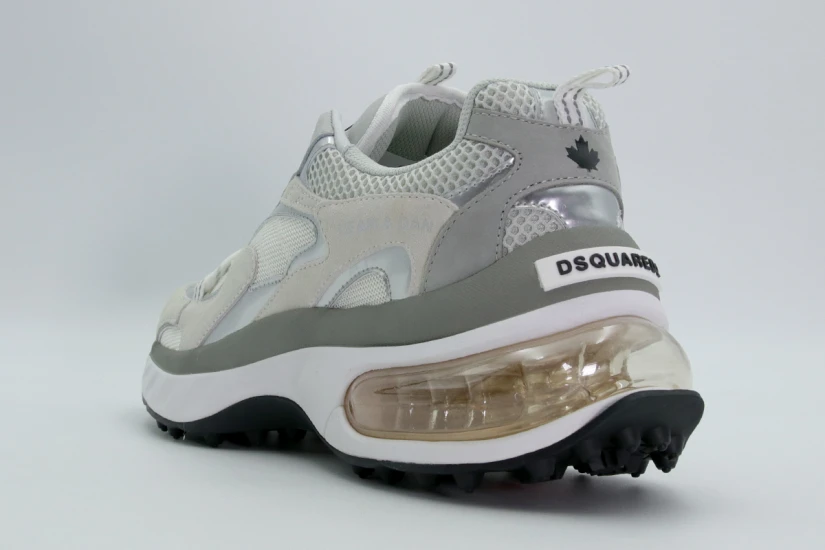 Dsquared2 Bubble Ανδρικά Sneakers Λευκά, Γκρι, Ασημί