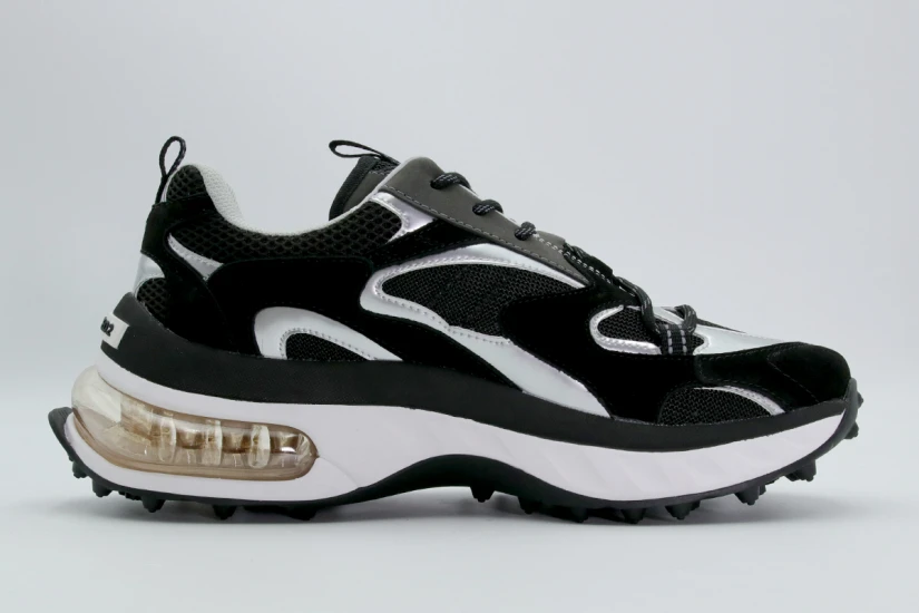 Dsquared2 Bubble Ανδρικά Sneakers Μαύρα, Λευκά, Ασημί