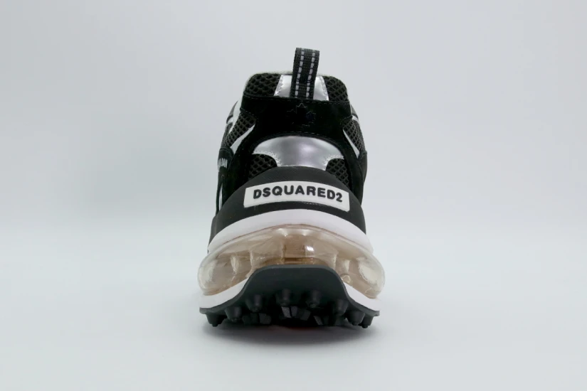 Dsquared2 Bubble Ανδρικά Sneakers Μαύρα, Λευκά, Ασημί