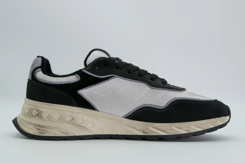 Dsquared2 Sprinter Ανδρικά Sneakers Μαύρα, Λευκά