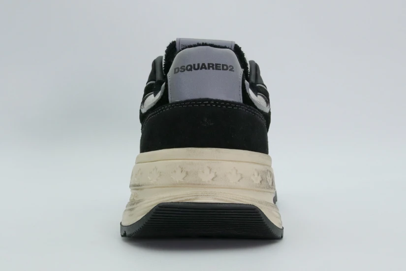 Dsquared2 Sprinter Ανδρικά Sneakers Μαύρα, Λευκά