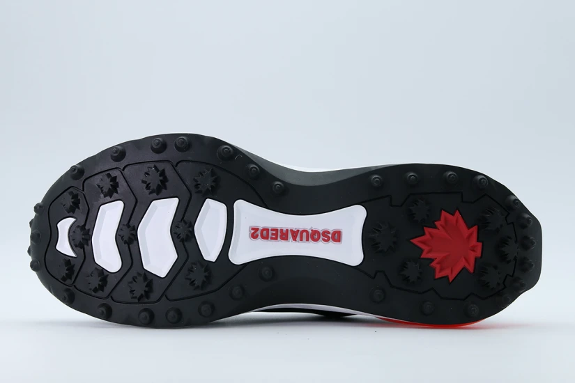Dsquared2 Bubble Ανδρικά Sneakers Μαύρα, Λευκά, Κόκκινα