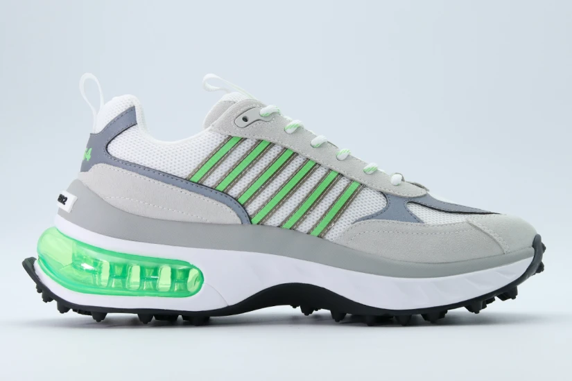 Dsquared2 Bubble Ανδρικά Sneakers Λευκά, Γκρι, Λαχανί