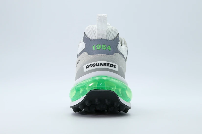Dsquared2 Bubble Ανδρικά Sneakers Λευκά, Γκρι, Λαχανί