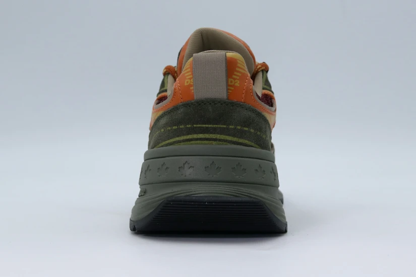 Dsquared2 Sprinter Ανδρικά Sneakers Χακί, Πορτοκαλί, Βυσσινί