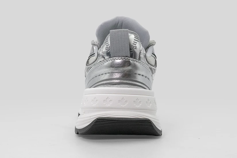 Dsquared2 Sprinter Ανδρικά Sneakers Ασημί, Λευκά