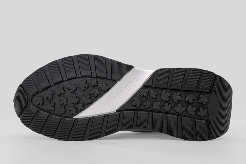 Dsquared2 Sprinter Ανδρικά Sneakers Ασημί, Λευκά