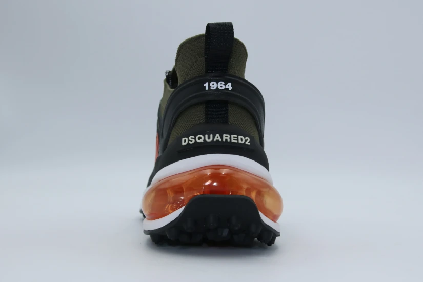 Dsquared2 Bubble Ανδρικά Sneakers Χακί, Μαύρα, Πορτοκαλί, Λευκά