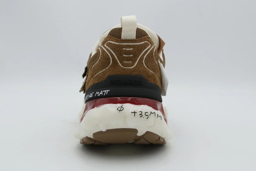Dsquared2 Faster Ανδρικά Sneakers Καφέ, Μαύρα, Εκρού