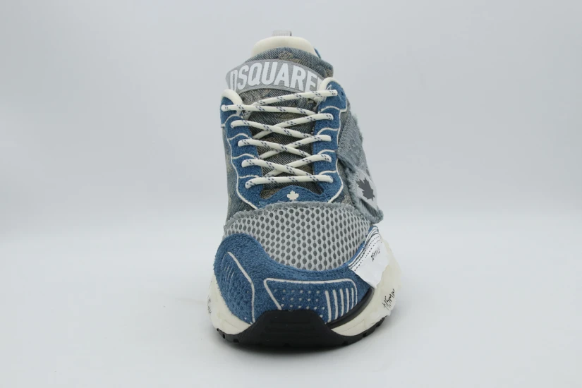 Dsquared2 Faster Ανδρικά Sneakers Μπλε, Γκρι, Μαύρα, Λευκά