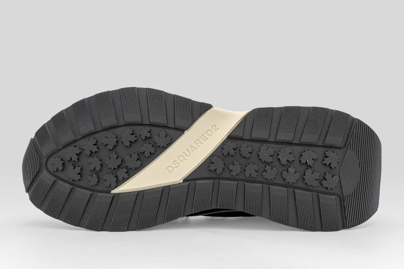 Dsquared2 Sprinter Ανδρικά Sneakers Μαύρα, Ασημί, Ζαχαρί