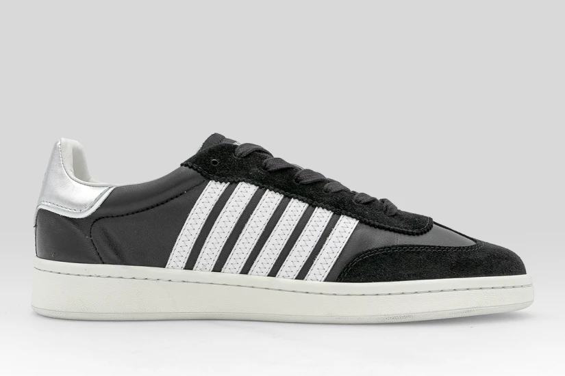 Dsquared2 Boxer Ανδρικά Sneakers Μαύρα, Λευκά