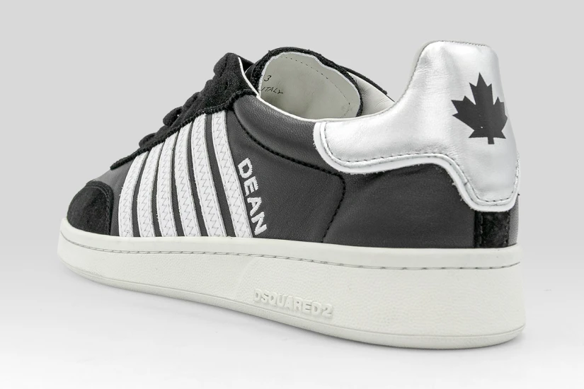 Dsquared2 Boxer Ανδρικά Sneakers Μαύρα, Λευκά