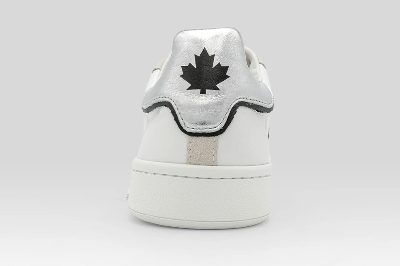 Dsquared2 Boxer Ανδρικά Sneakers Λευκά, Γκρι, Μαύρα