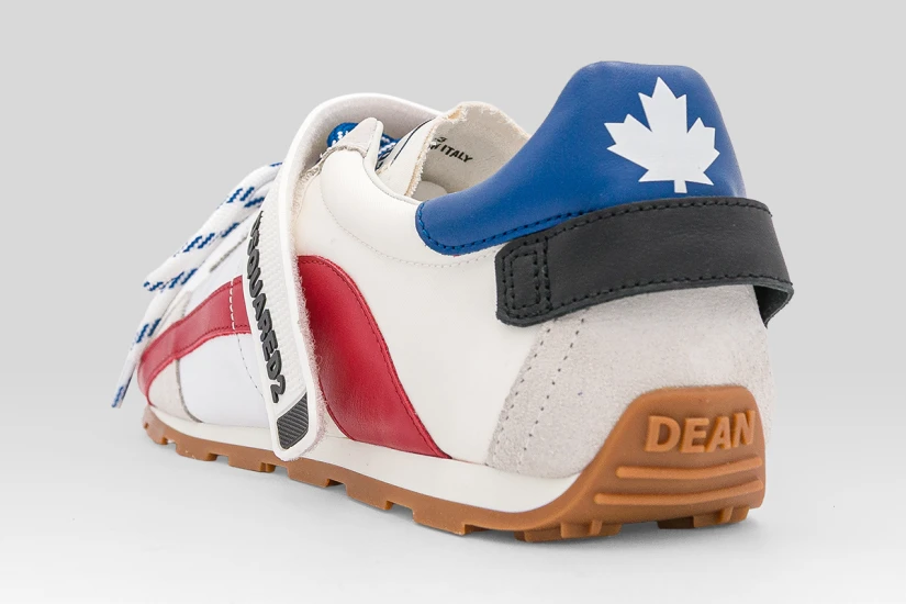 Dsquared2 Ανδρικά Sneakers Λευκά, Μπεζ, Κόκκινα, Μπλε