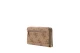 Guess Laurel 4G Logo Γυναικείο Πορτοφόλι Μπεζ, Καφέ, Χρυσό