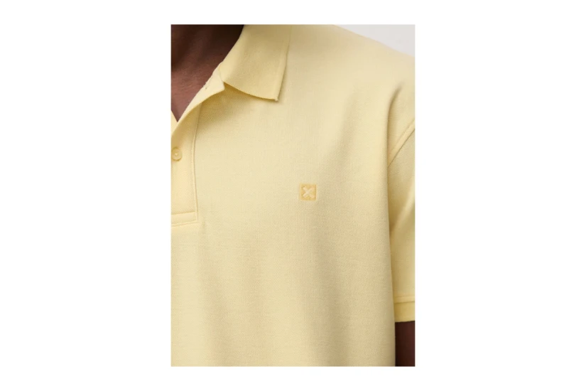 Blue Banana Light Yellow Nature Ανδρικό Κοντομάνικο Polo T-Shirt Κίτρινο