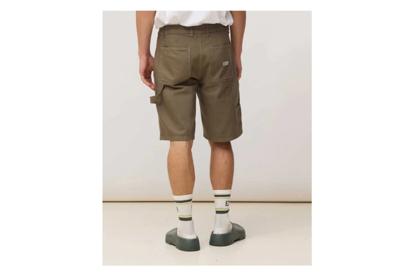 Blue Banana Olive Green Frank Ανδρική Βερμούδα Chino Λαδί