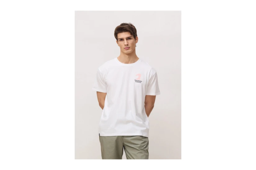 Blue Banana White Artist Ανδρικό Κοντομάνικο T-Shirt Λευκό