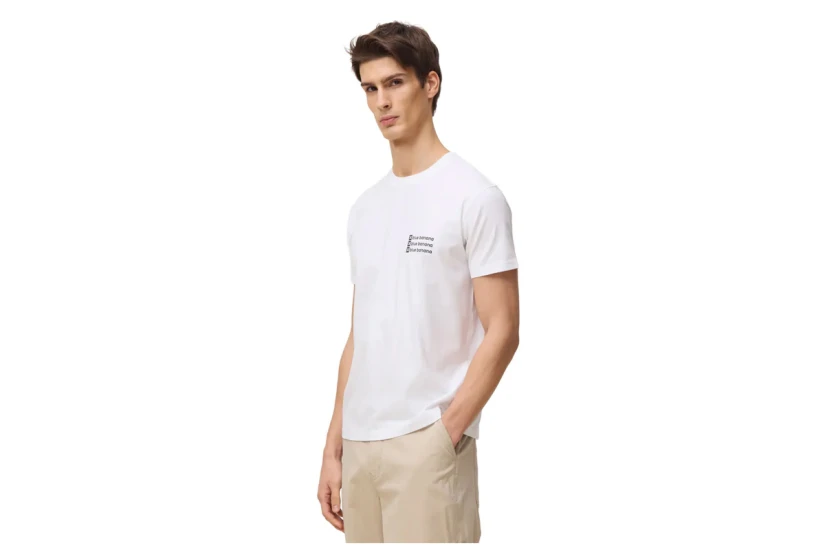 Blue Banana White Harvey Ανδρικό Κοντομάνικο T-Shirt Λευκό