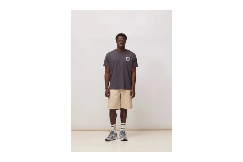 Blue Banana Anthracite Nature Ανδρικό Κοντομάνικο T-Shirt Ανθρακί, Σιέλ