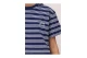 Blue Banana Navy Stripes Ανδρικό Κοντομάνικο T-Shirt Μπλε Σκούρο, Λευκό