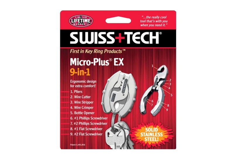 Swiss Tech 9 In 1 Multi-Tool Μπρελόκ Με Εργαλεία (ST50016)
