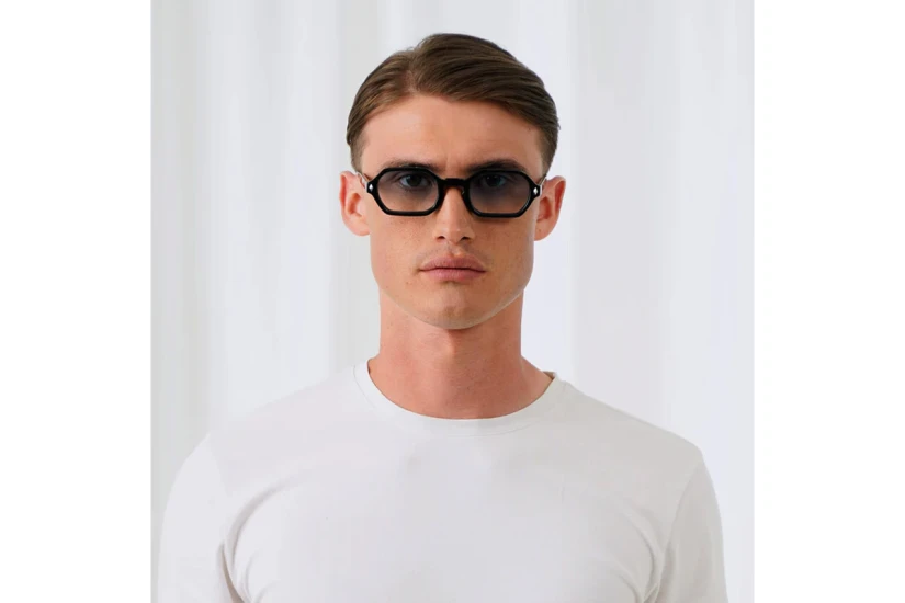 Explicit Poets Steph Unisex Γυαλιά Ηλίου Μαύρα, Μπλε