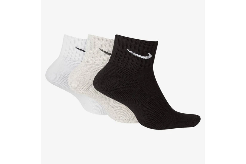 Nike Everyday Cushioned Κάλτσες Κοντές 3 Ζευγάρια (SX4926 901)